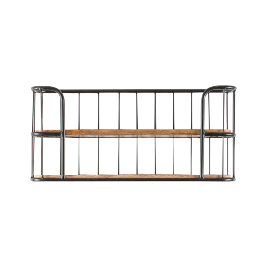Industro Wooden Wall Shelf
