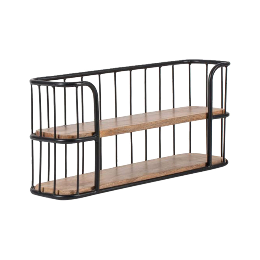 Industro Wooden Wall Shelf
