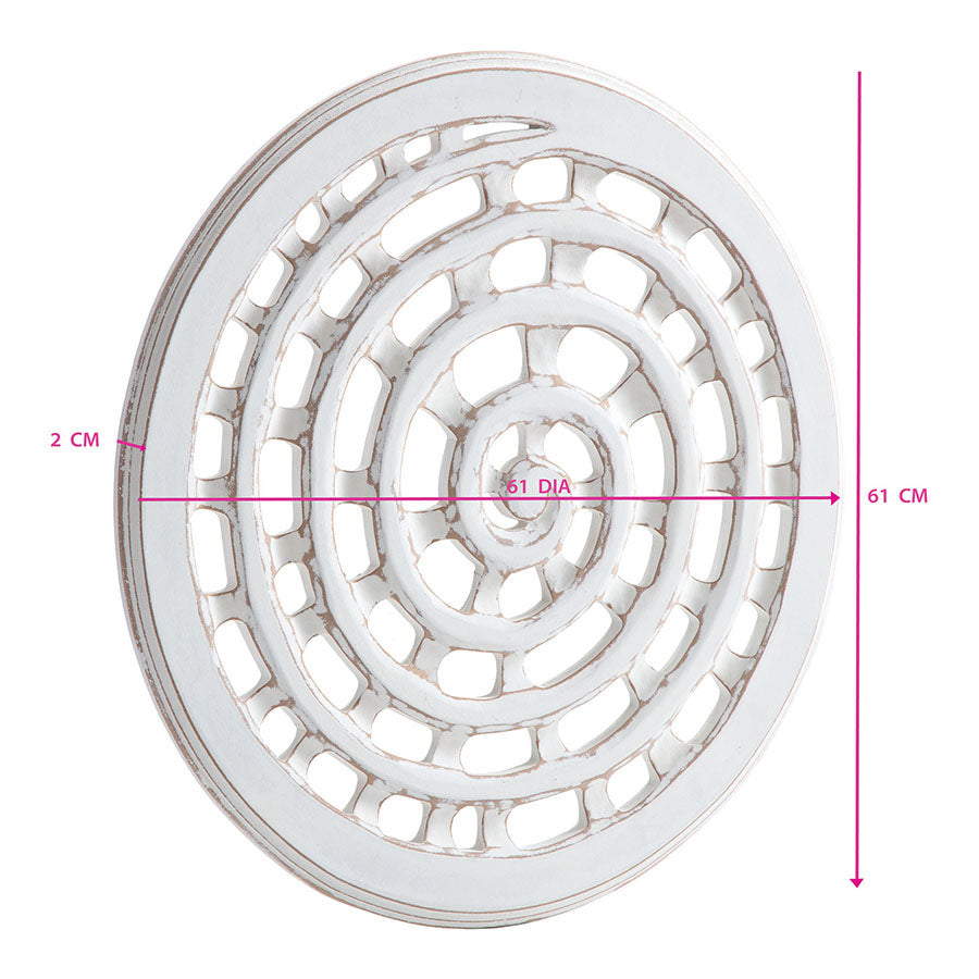 Round Handcrafted Tribal Wall Decor 60cms