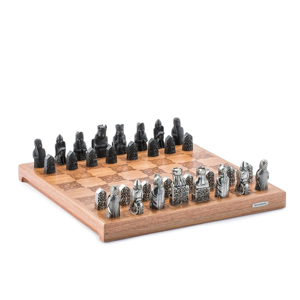 Royal Selangor British Museum Lewis Pewter Chess Set