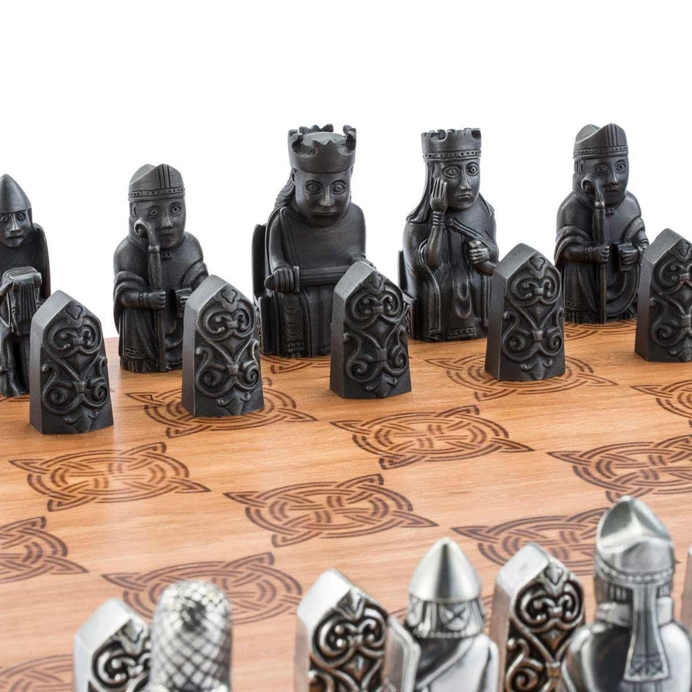 Royal Selangor British Museum Lewis Pewter Chess Set