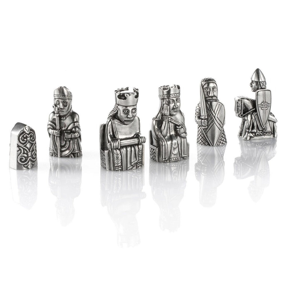 Royal Selangor British Museum Lewis Pewter Chess Set