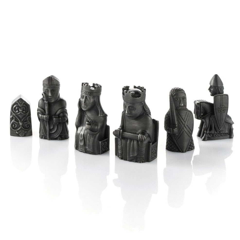 Royal Selangor British Museum Lewis Pewter Chess Set