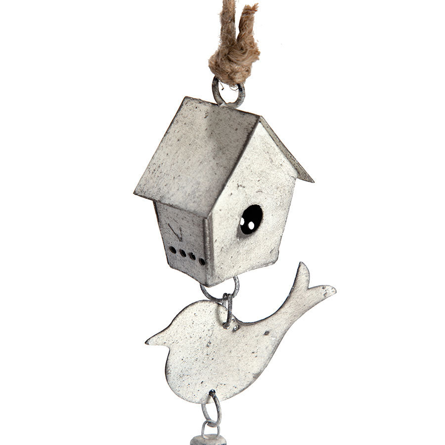 Set Of 3 Handcrafted Hanging Mini Birdhouses