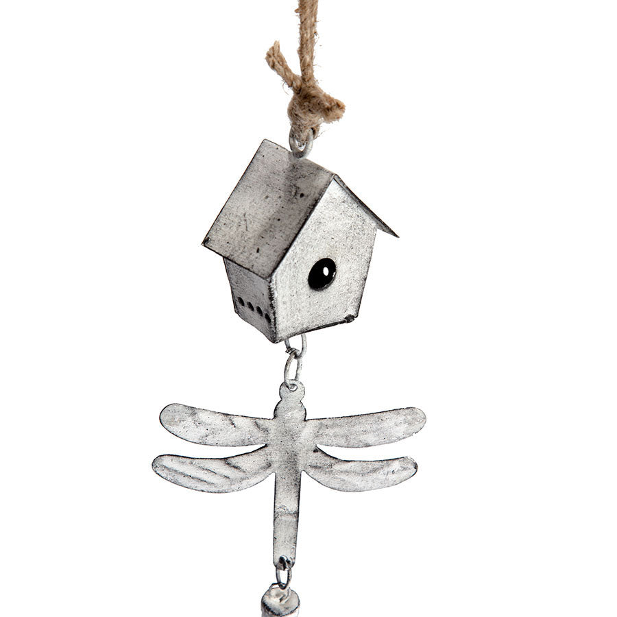 Set Of 3 Handcrafted Hanging Mini Birdhouses
