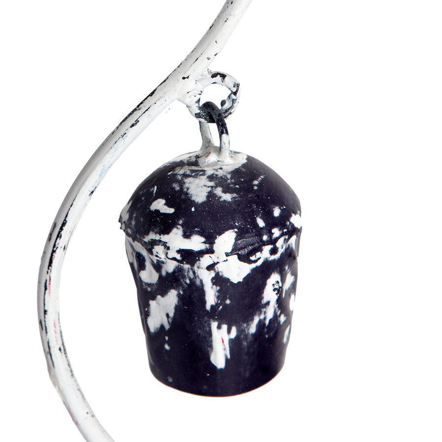 Handcrafted Spiral Vintage Bells Hanging Mobile