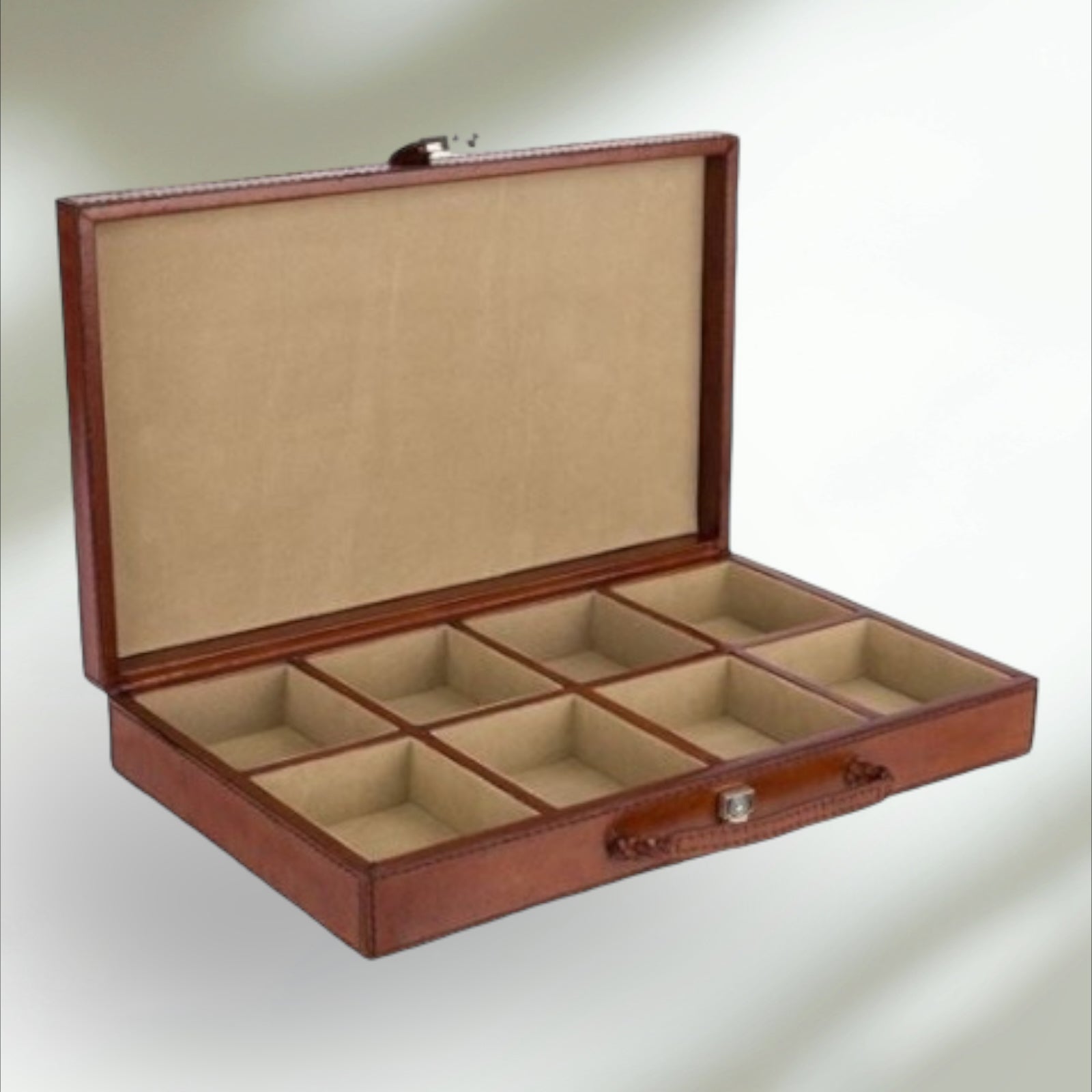 Elegant Leather Cufflinks Box (Available in 5 Colors)