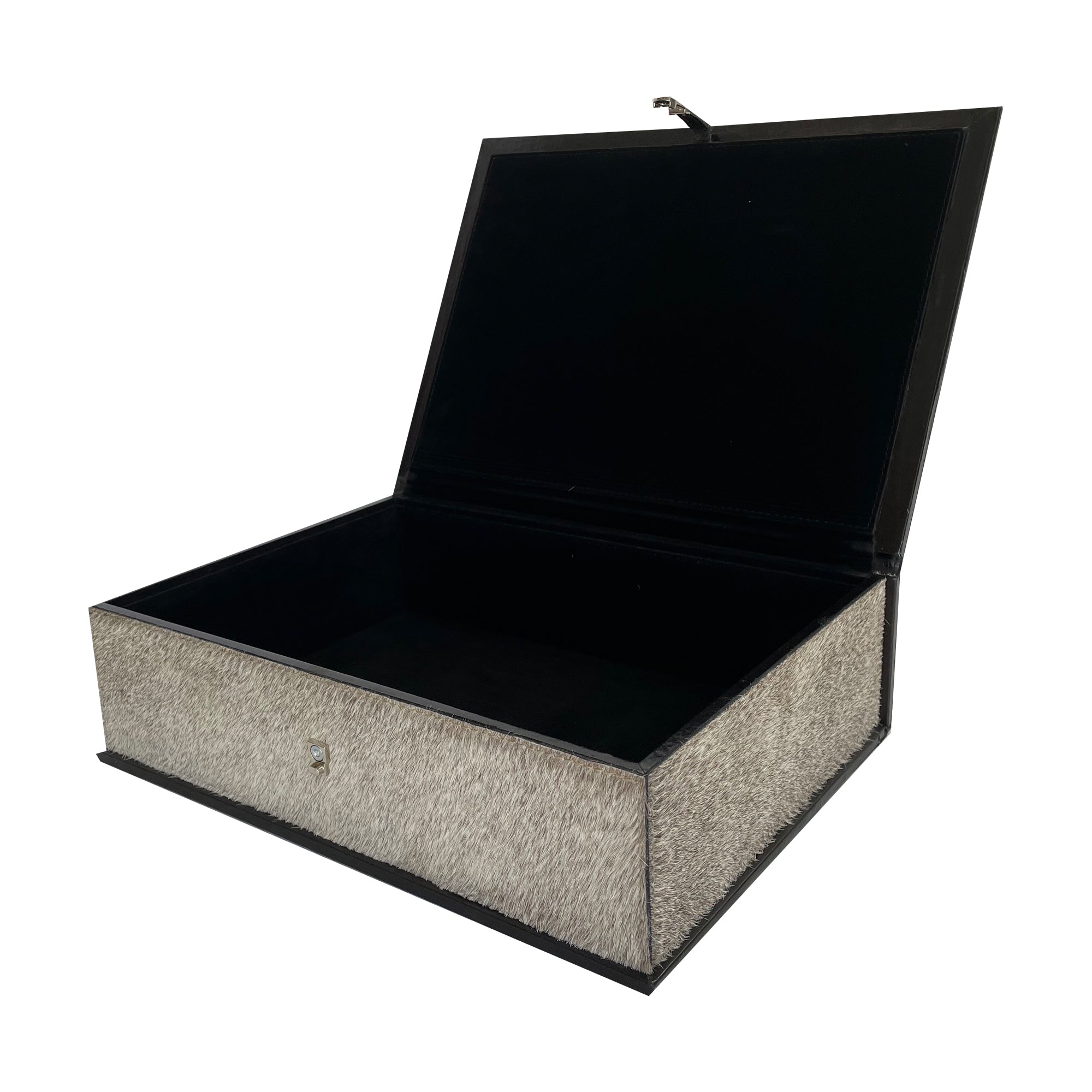 Sleek Rectangle FUR Trinket Box (Available in 2 Colors)