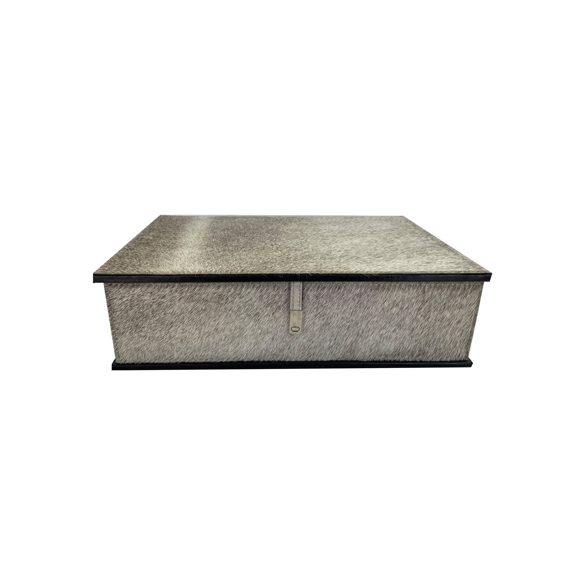 Sleek Rectangle FUR Trinket Box (Available in 2 Colors)