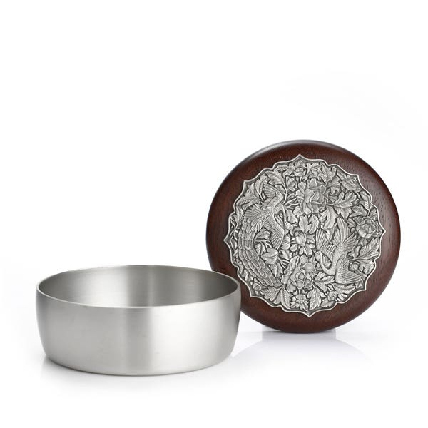 Royal Selangor Imperial Peacock Pewter Container