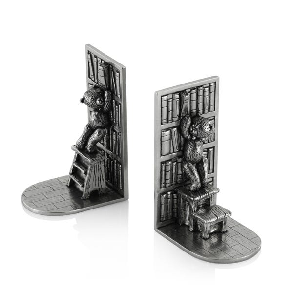 Royal Selangor Teddy Bears' Picnic Library Pewter Bookends