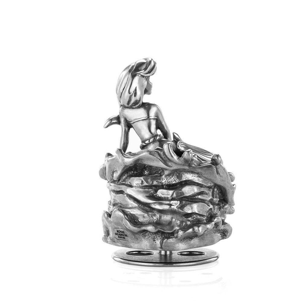 Royal Selangor Ariel Disney Mermaid Princess Pewter Music Carousel