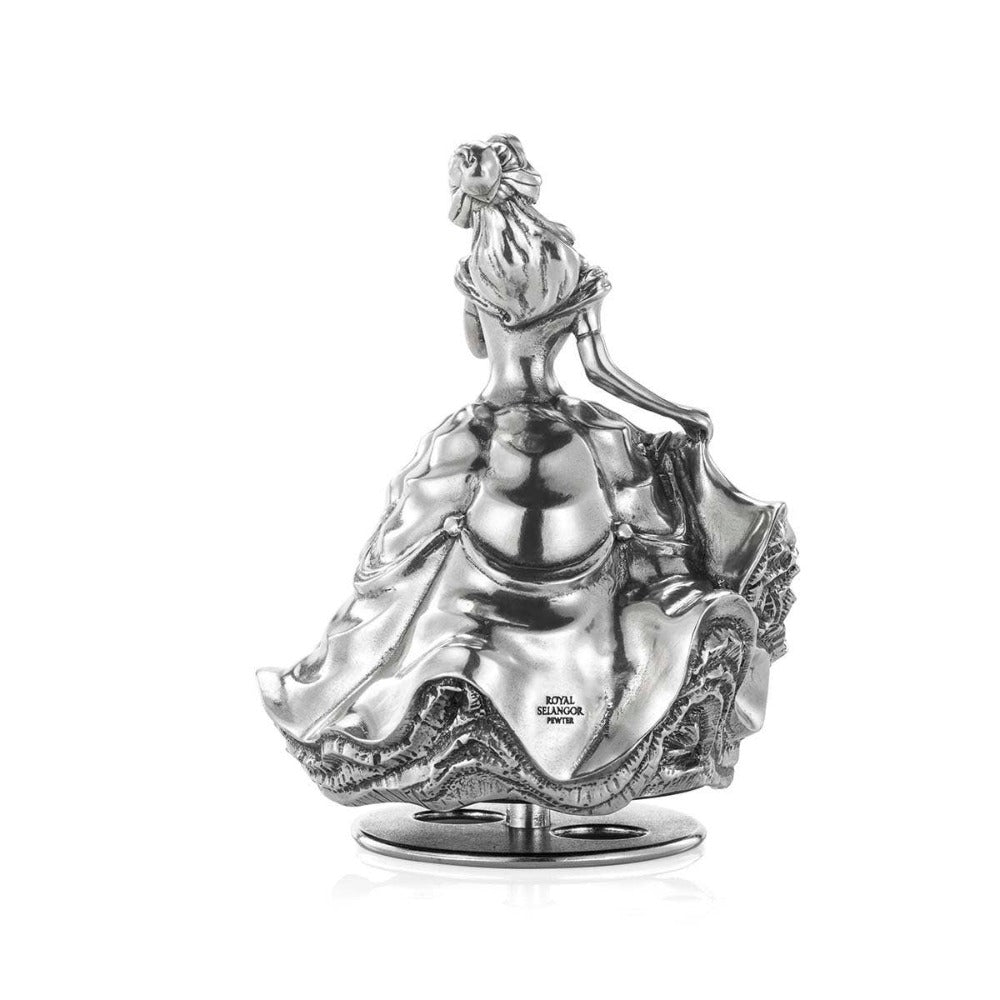 Royal Selangor Disney Belle Waltzes Pewter Music Carousel Figurine