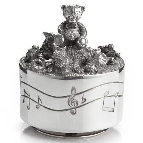 Royal Selangor Teddy Bear Friends Pewter Music Carousel