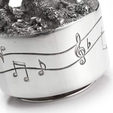 Royal Selangor Teddy Bear Friends Pewter Music Carousel