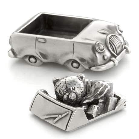 Royal Selangor Teddy Bears' Picnic Boy Pewter Tooth Box