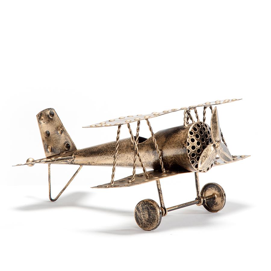 Antique Look Gold Aeroplane Home Decor