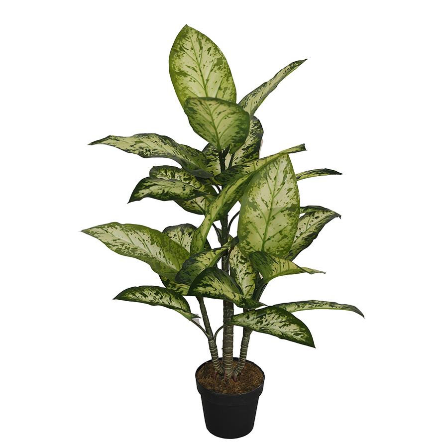 Potted Artificial Plants Dumbcane 93cms