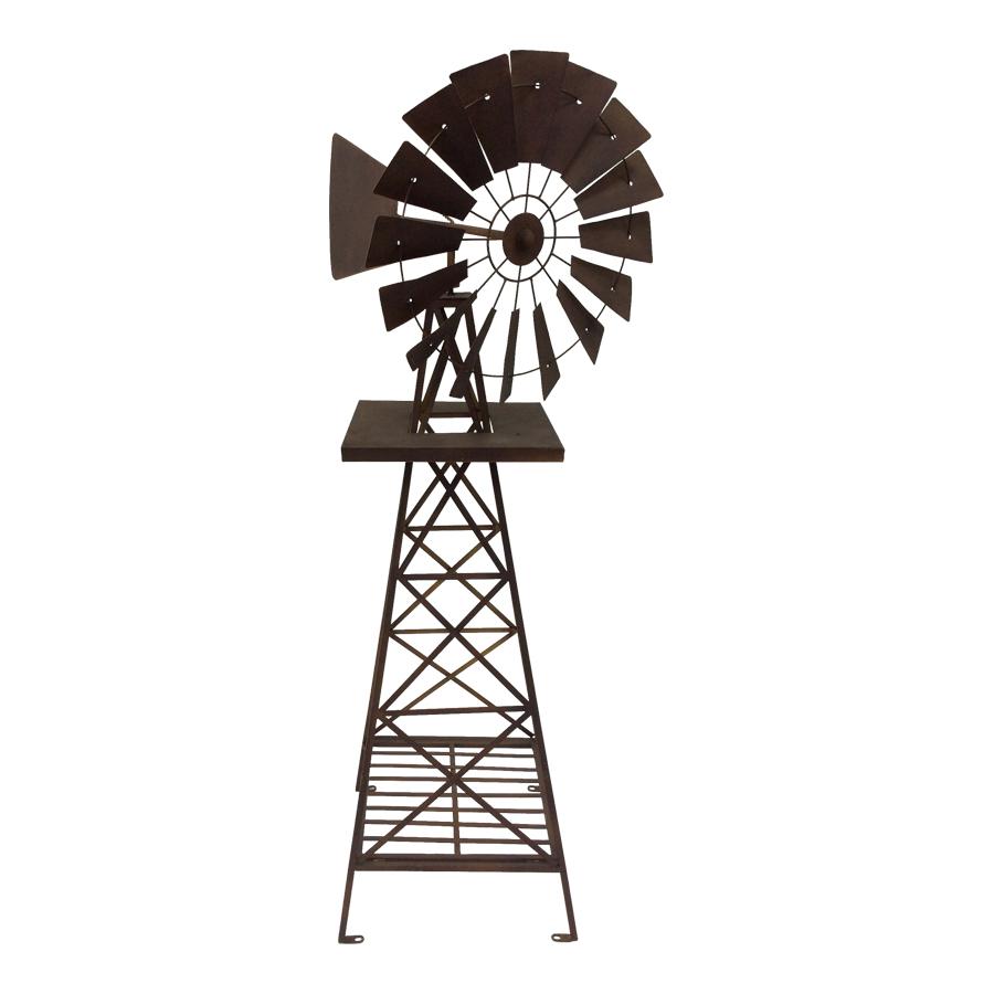 Rust Garden Windmill Extra Large 160cms