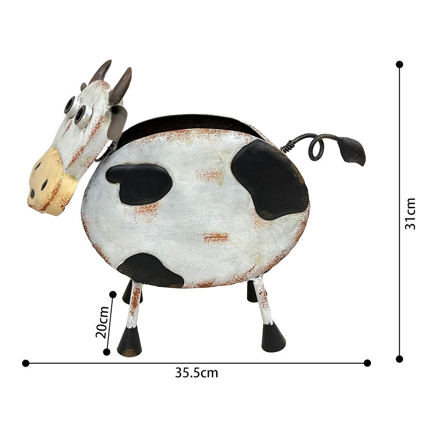 Glamour Cow Outdoor Planter