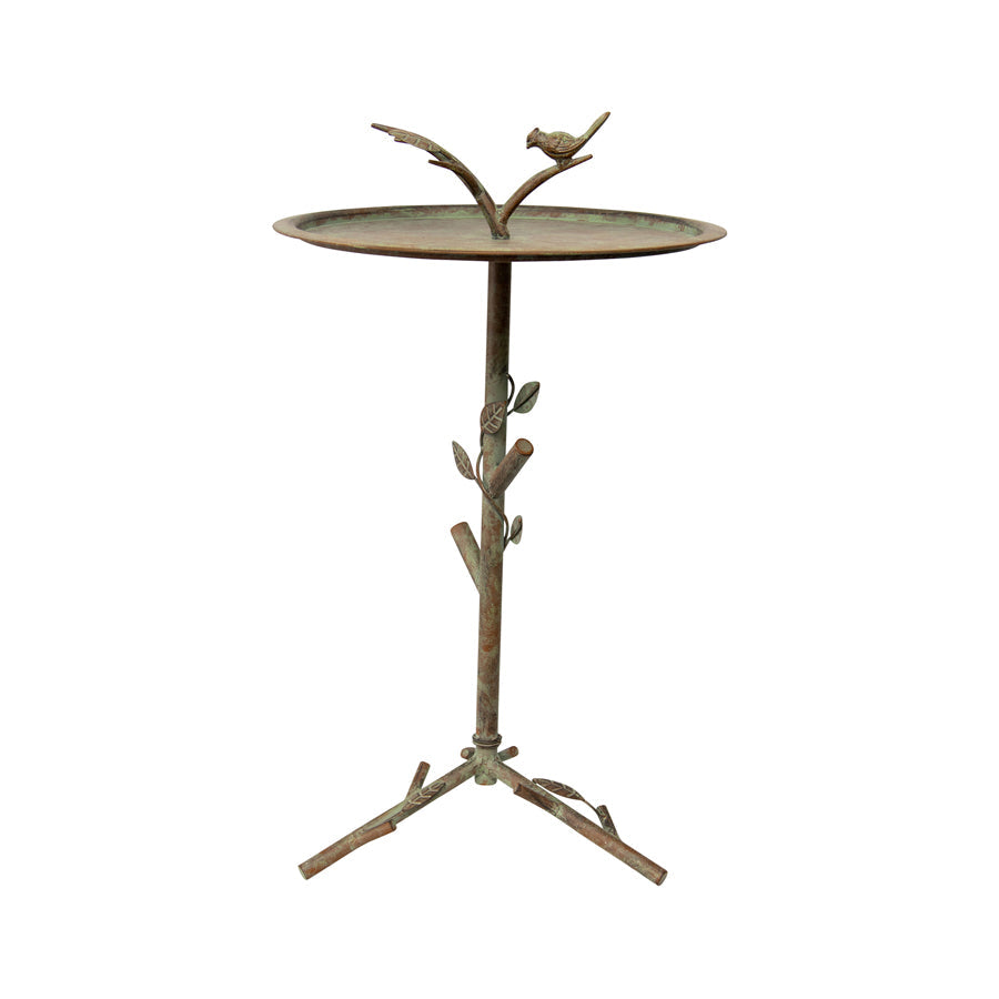 Provence Birdfeeder on Stand With Bird on Branch