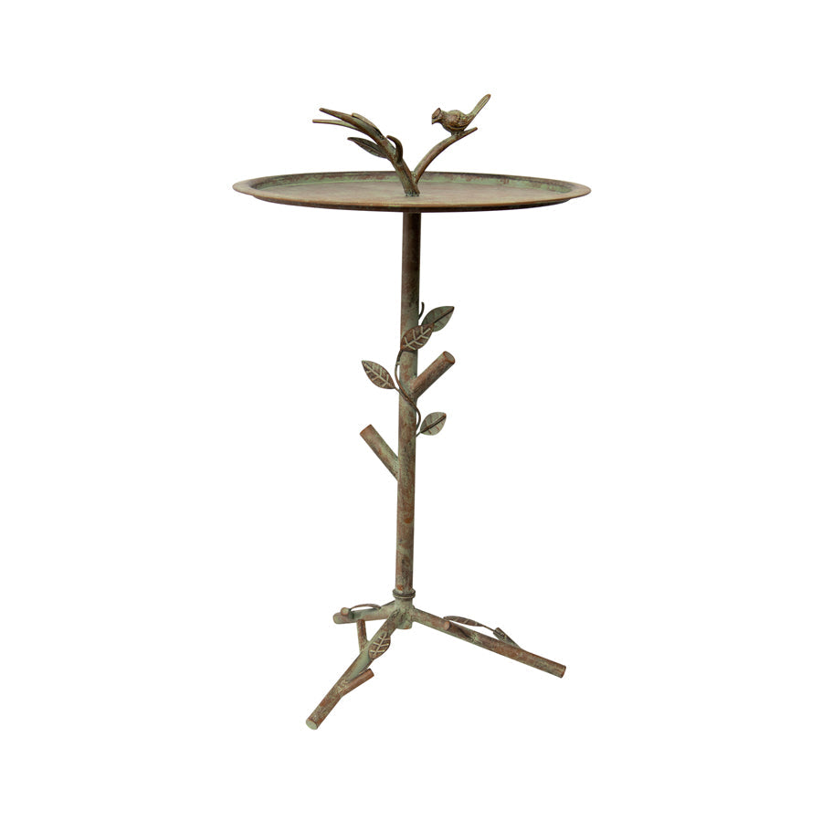 Provence Birdfeeder on Stand With Bird on Branch