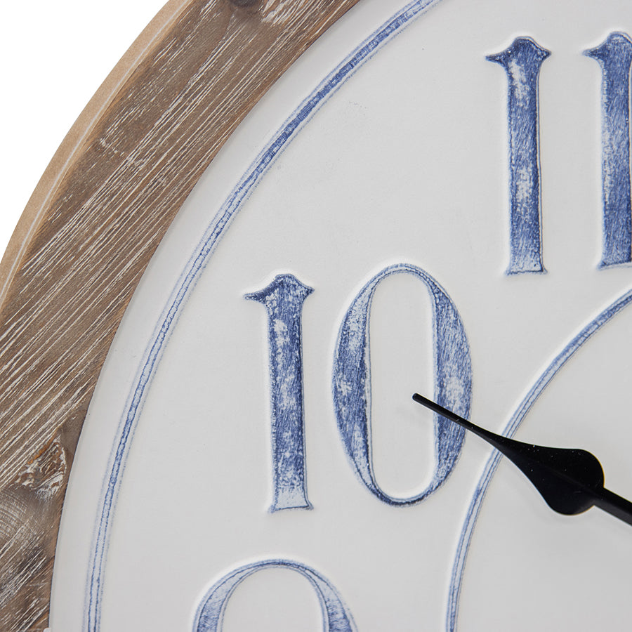 Hamptons Beach-House Wall Clock 63cms