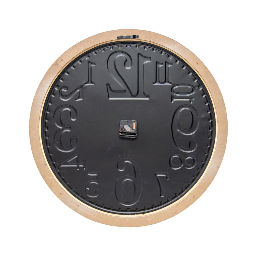 Distressed Finish Sage & White Wall Clock