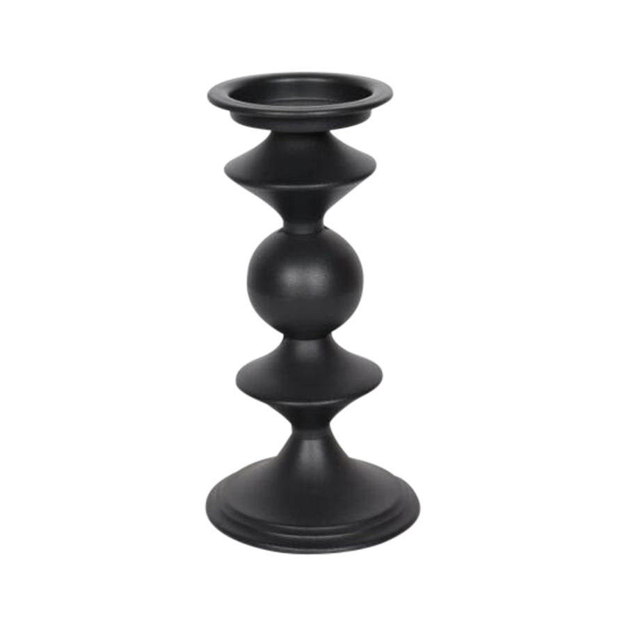 Black Geo Styled Candle Holder Small
