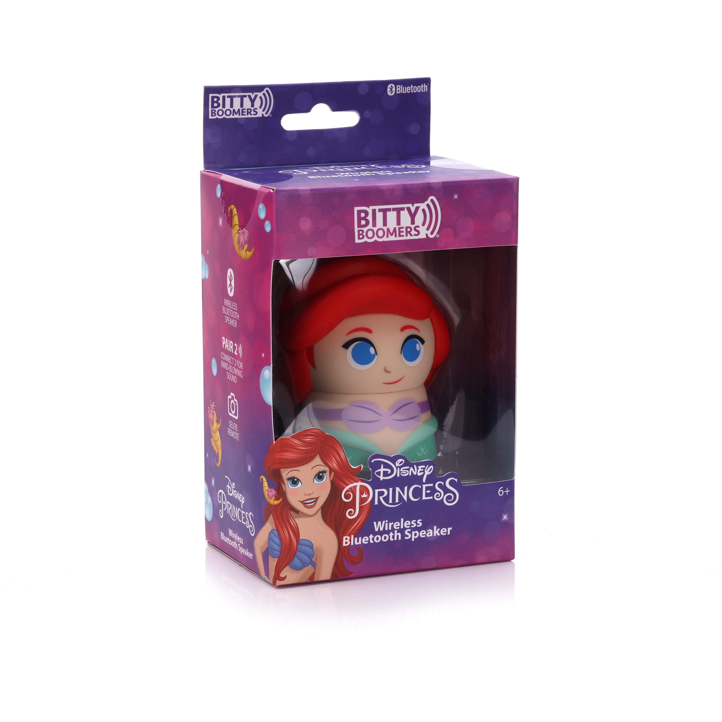 Disney Bitty Boomers The Little Mermaid - Ariel Ultra-Portable Bluetooth Speaker