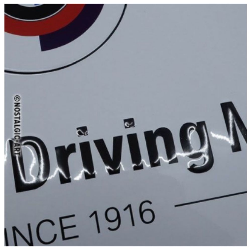 BMW Evolution Logo Metal Sign