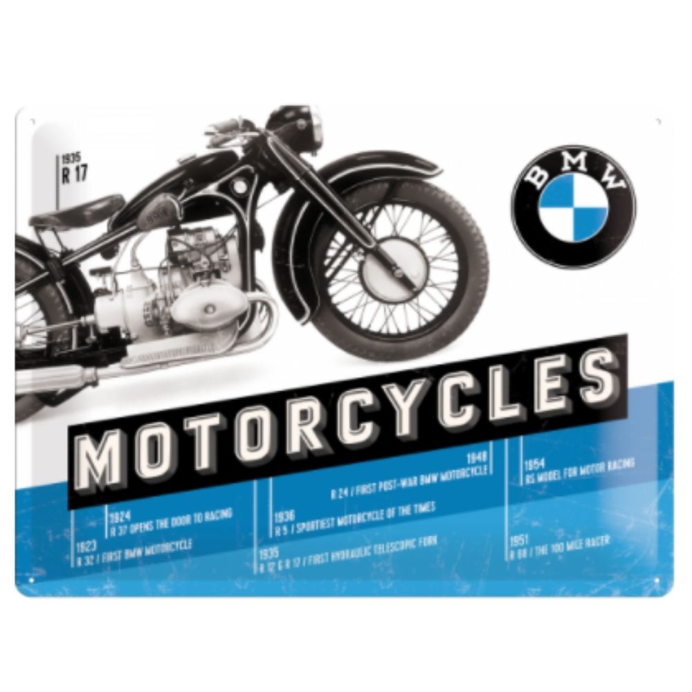 BMW Motorcycles 1935 R17 Metal Sign