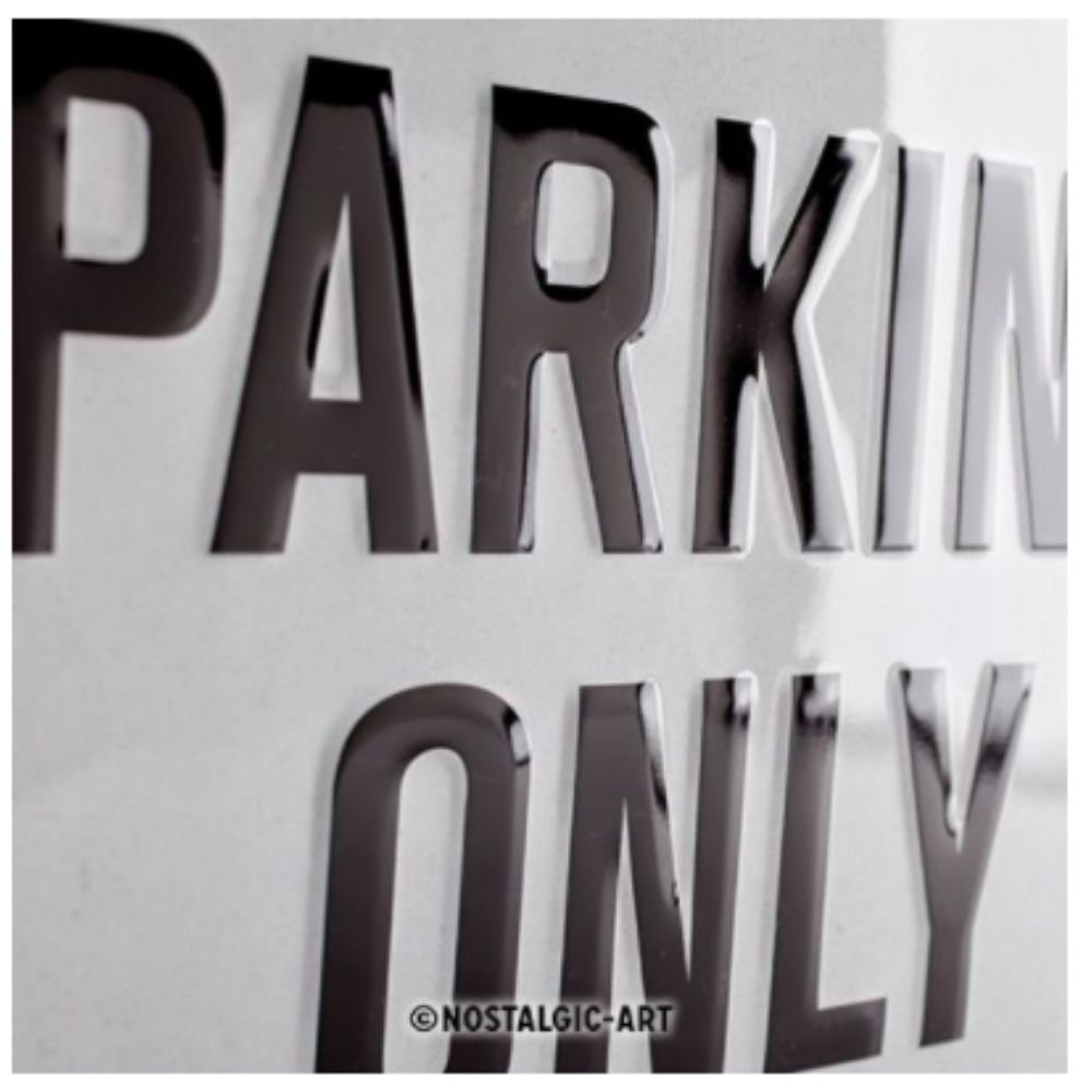 BMW Parking Only Metal Sign