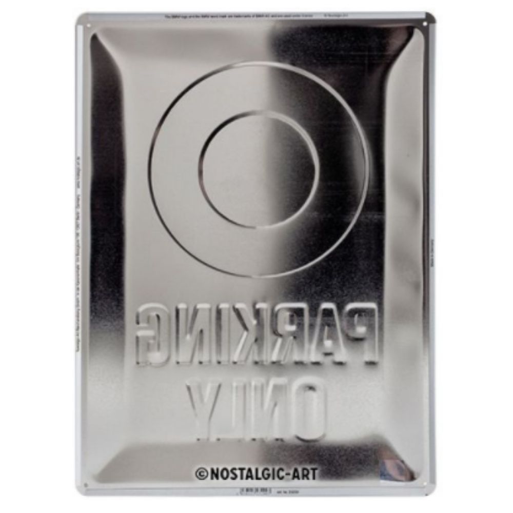 BMW Parking Only Metal Sign