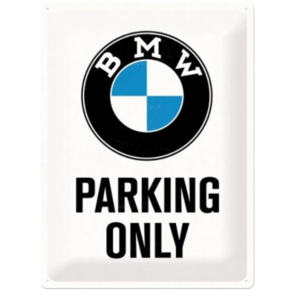 BMW Parking Only Metal Sign