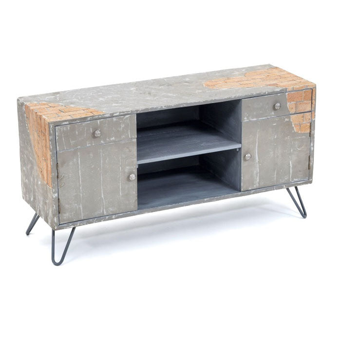 Exposed Bricks Entertainment Tv Unit