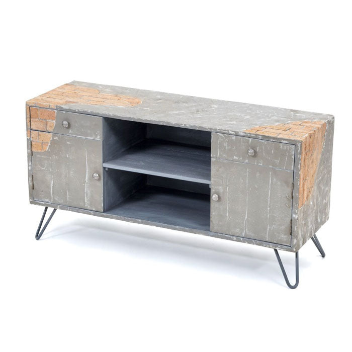 Exposed Bricks Entertainment Tv Unit