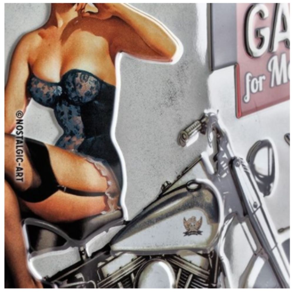 Best Garage For Motorcycles Metal Sign