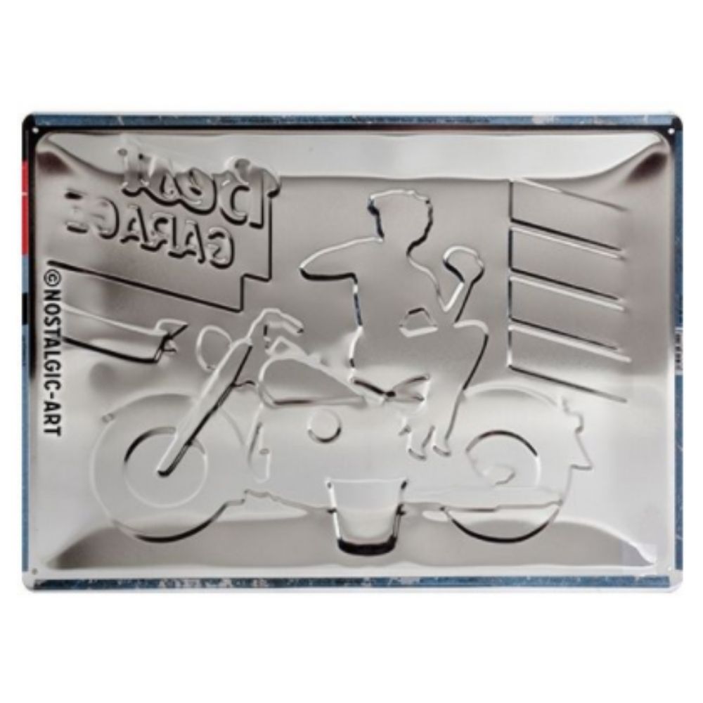Best Garage For Motorcycles Metal Sign