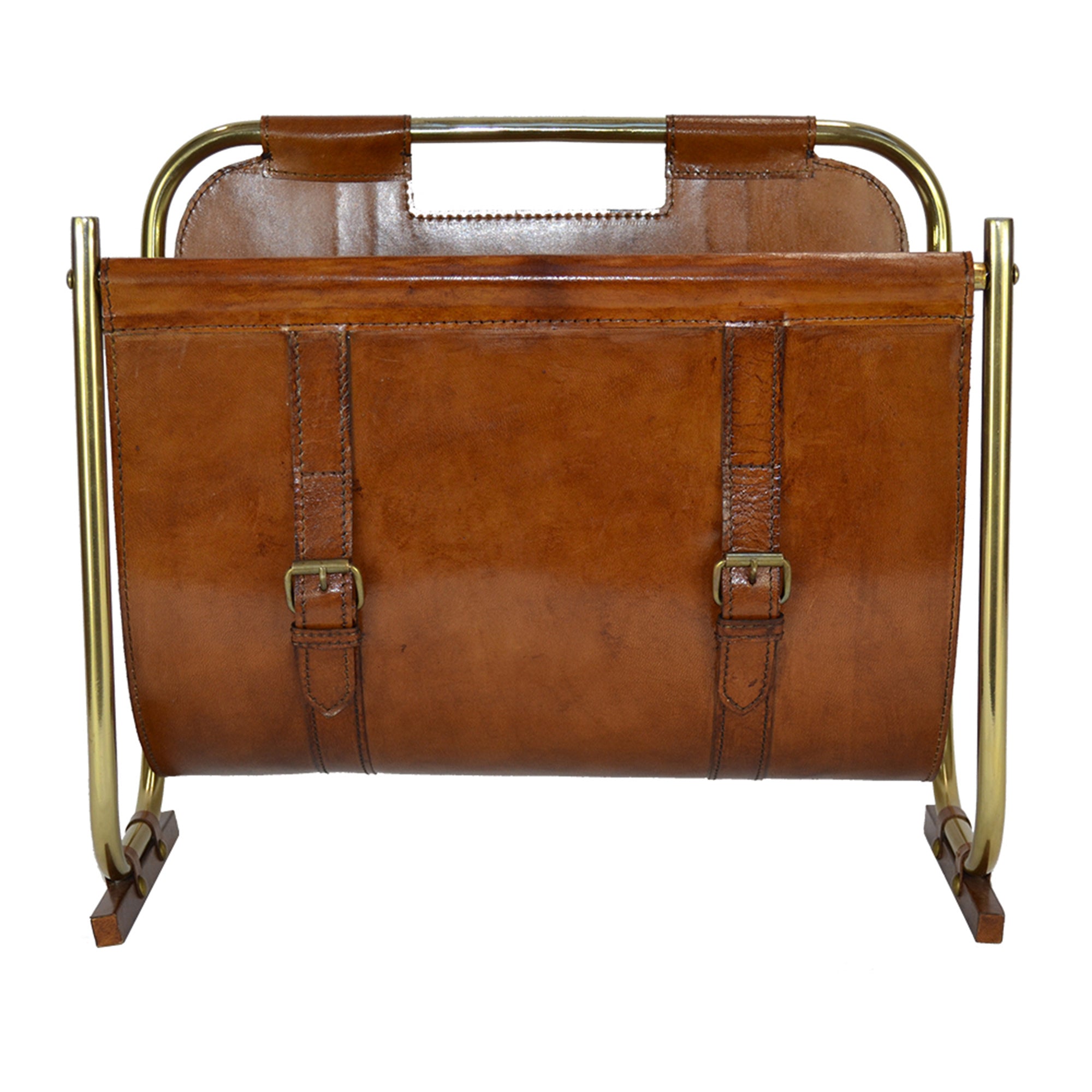 Leather Magazine Stand (Available in 3 Colors)