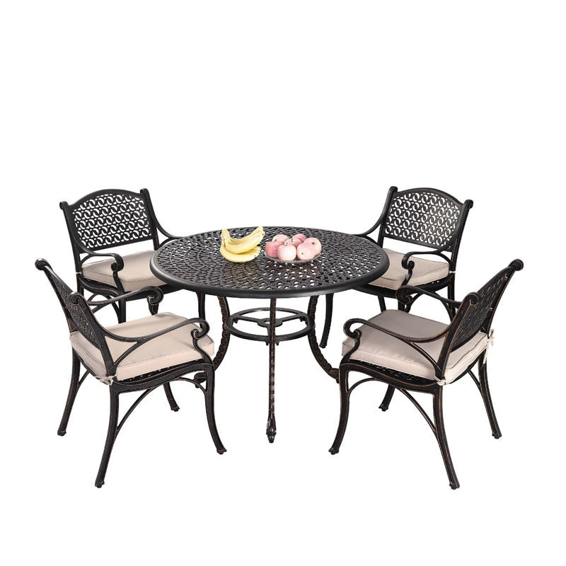Chateau 4-Seater Cast Aluminium Outdoor Dining Set