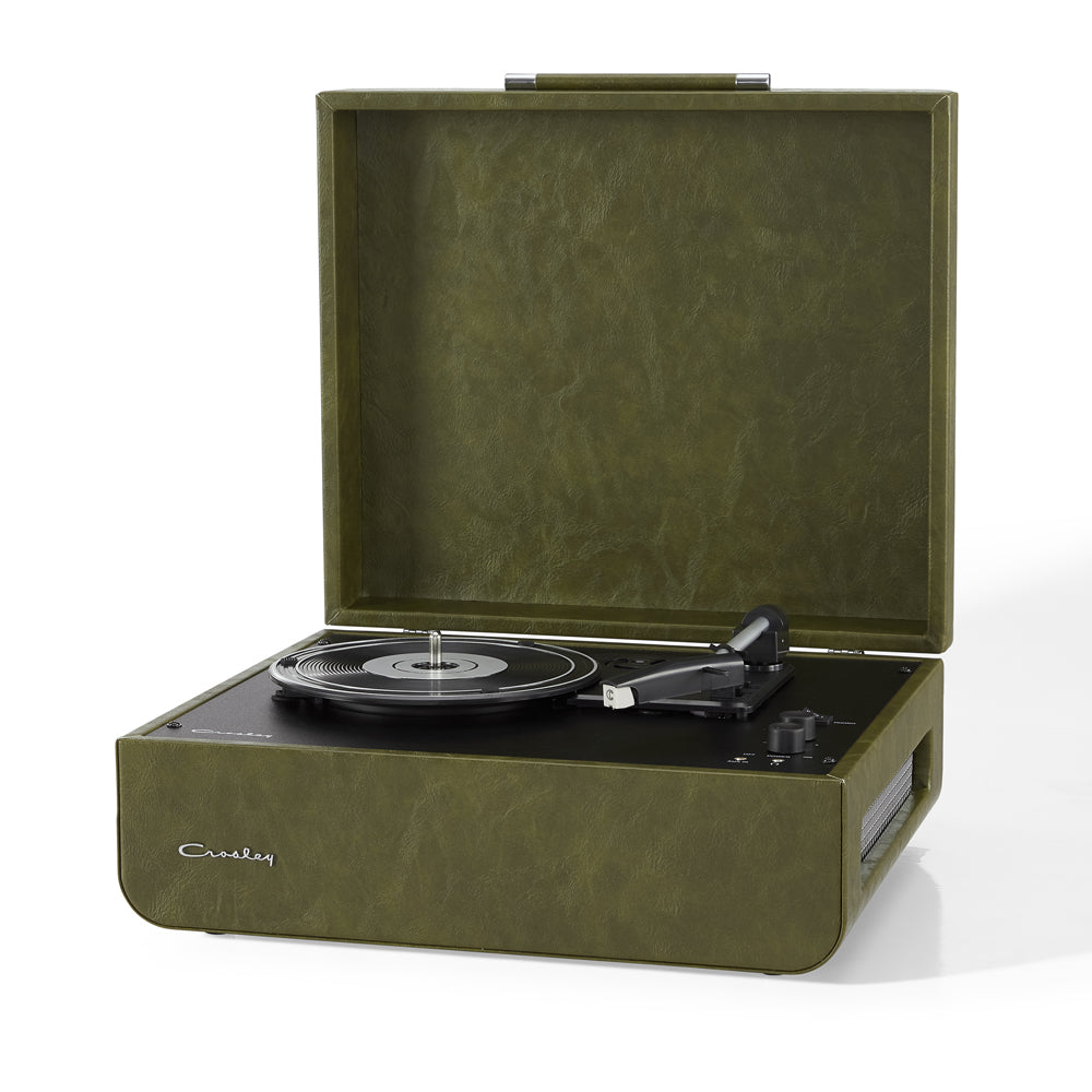Crosley Mercury Turntable - Green + Crosley Entertainment Stand BUNDLE