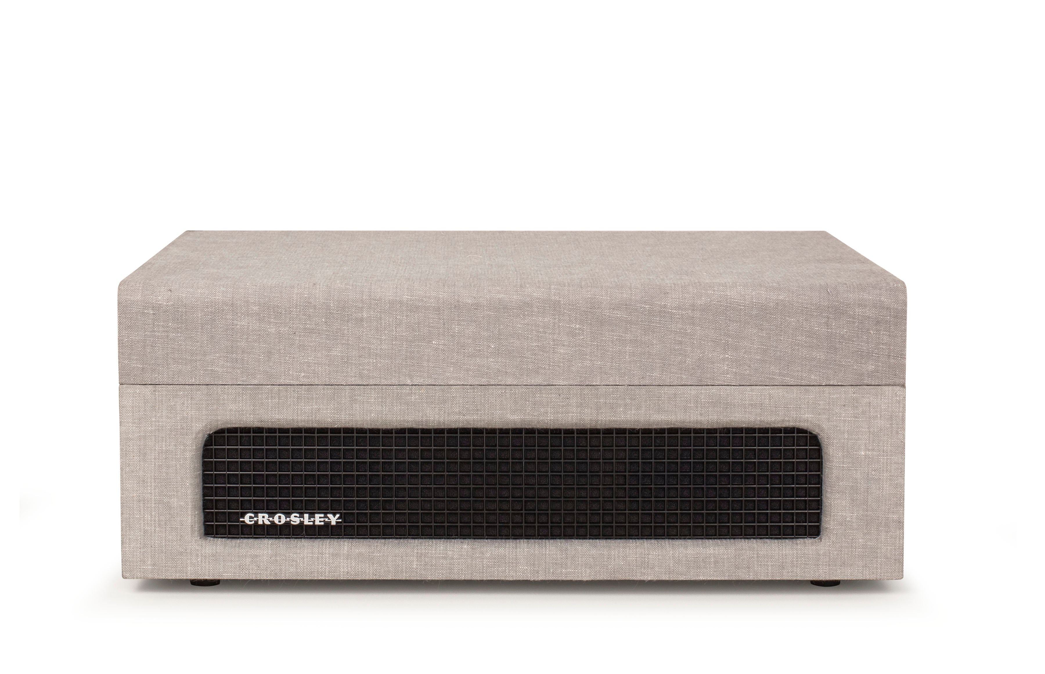 Crosley Voyager Bluetooth Portable Turntable - Grey + HolySmoke Bluetooth Speaker - Black BUNDLE