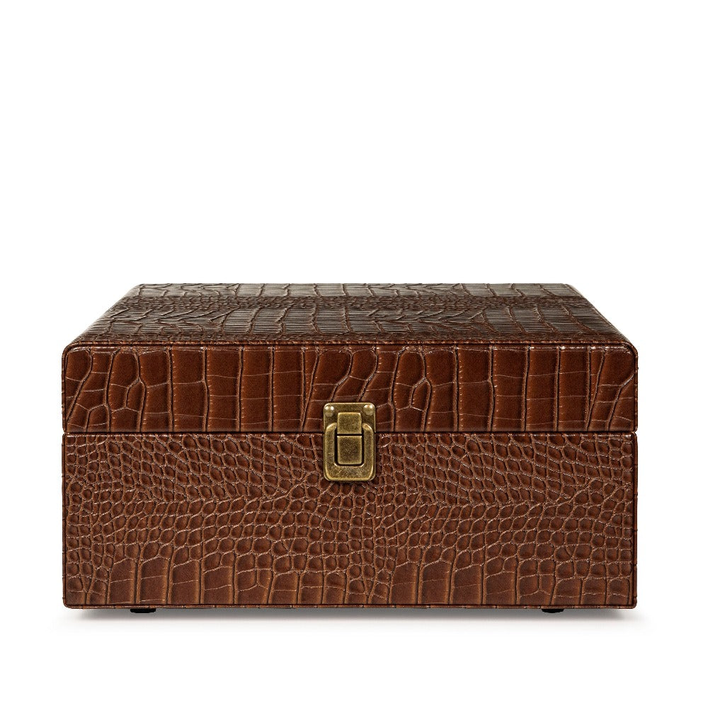 Crosley Voyager Bluetooth Portable Turntable - Brown Croc