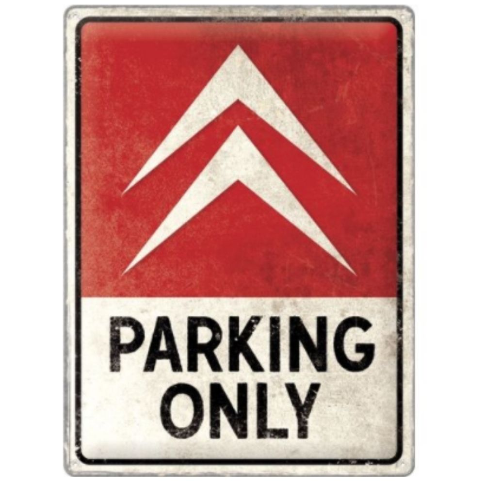 Citroën Parking Only Metal Sign