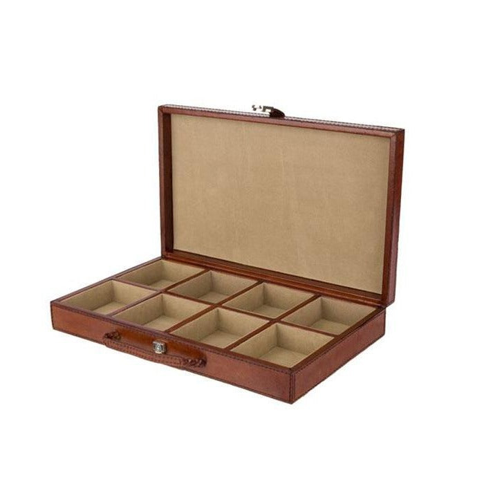 Elegant Leather Cufflinks Box (Available in 5 Colors)