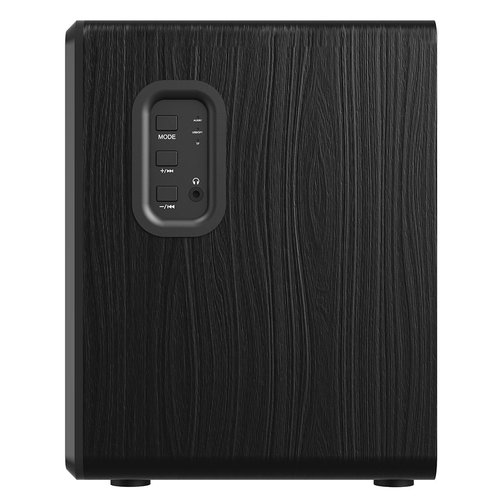 Crosley Voyager Bluetooth Portable Turntable - Brown Croc + Majority D40 Bluetooth Speakers - Black BUNDLE