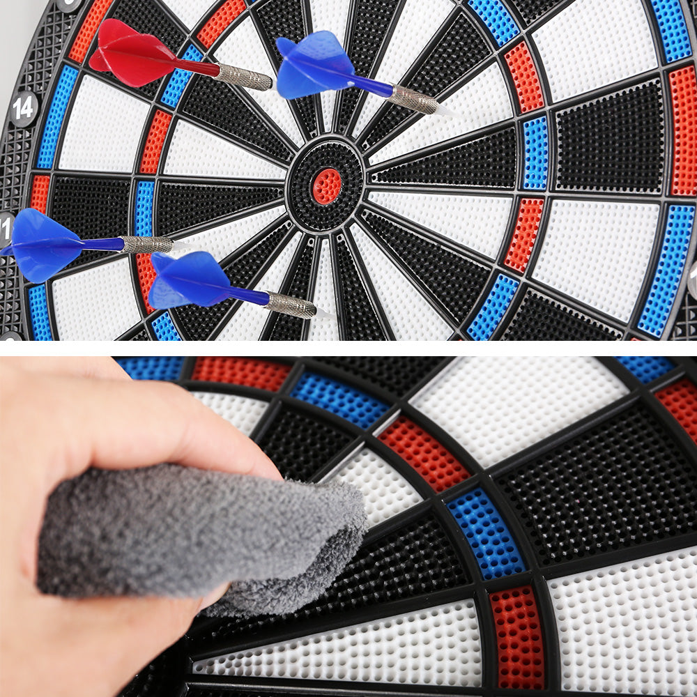 13.5" Dart Board with Soft Tip Darts Electronic Scorer
