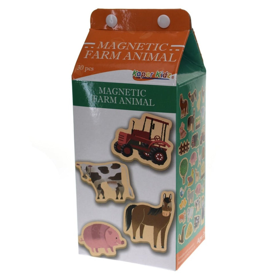 Magnetic Farm Animal In Milk Carton