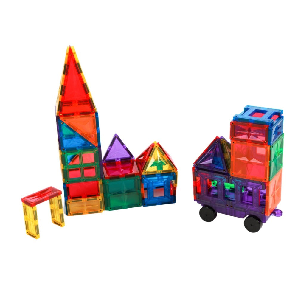 Magnetic Rainbow Tiles 56pcs